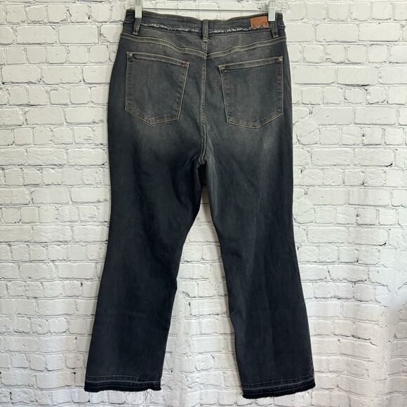 Judy Blue Womens Ashland High Rise Slim Bootcut Denim Jeans Black Wash Size 16W - Picture 4 of 15